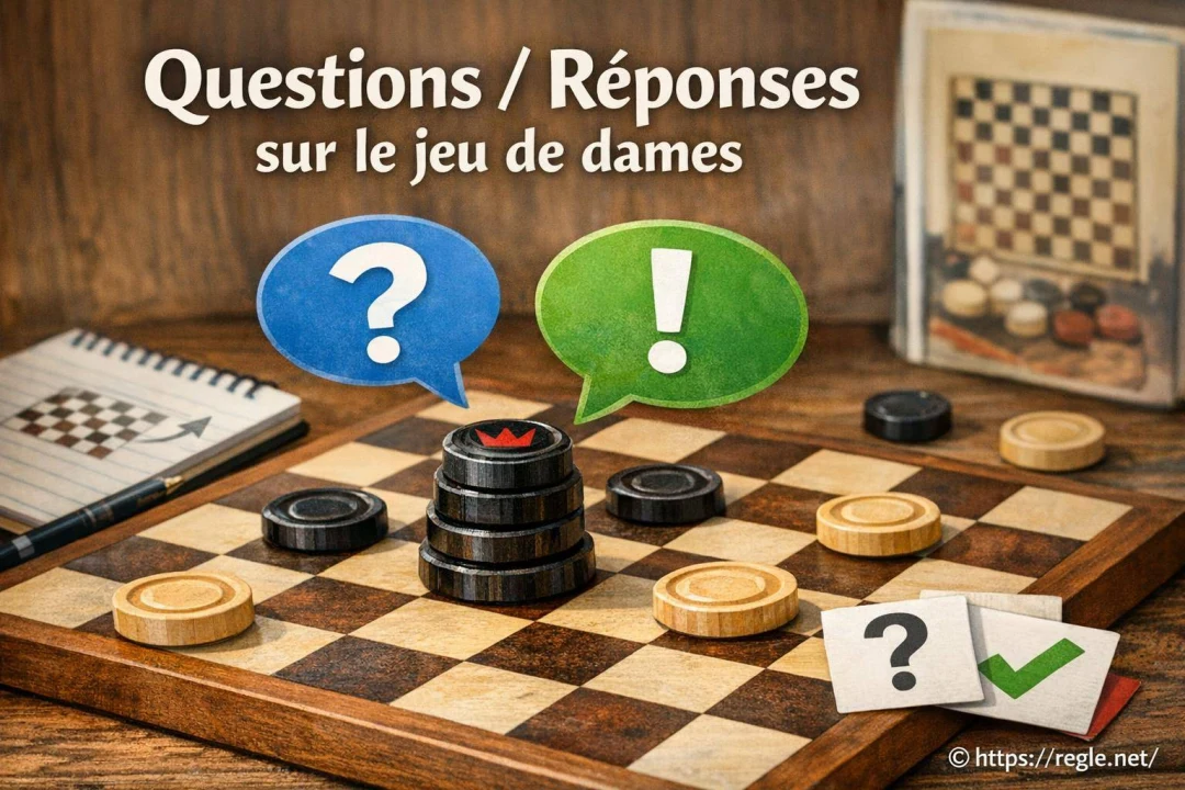 Questions/Réponses sur le jeu de dames