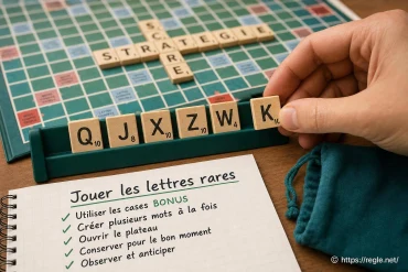 Comment jouer les lettres rares au Scrabble pour maximiser votre score ?