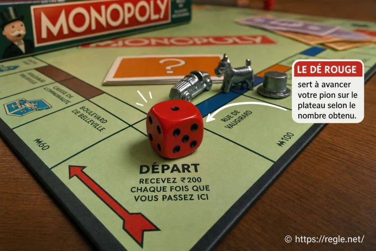 À quoi sert le dé rouge dans le Monopoly ?