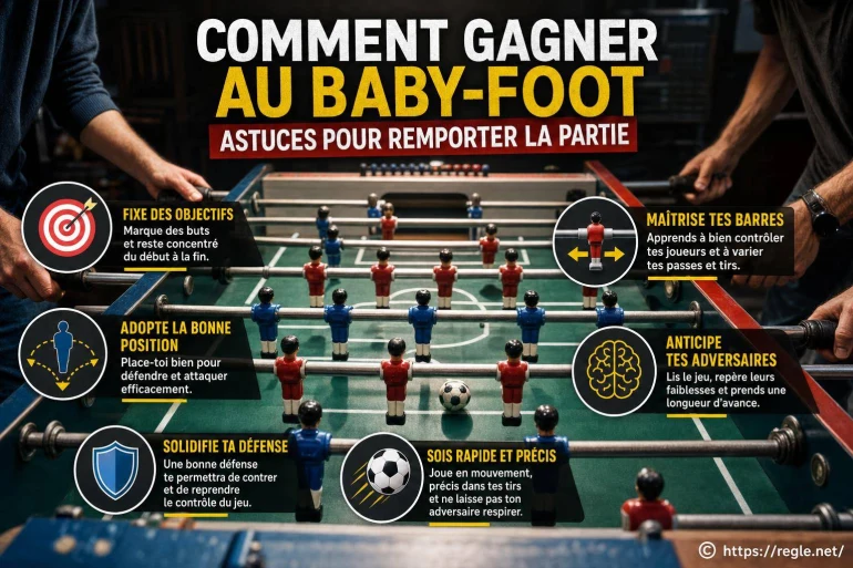Comment gagner au baby-foot : astuces pour remporter la partie ?