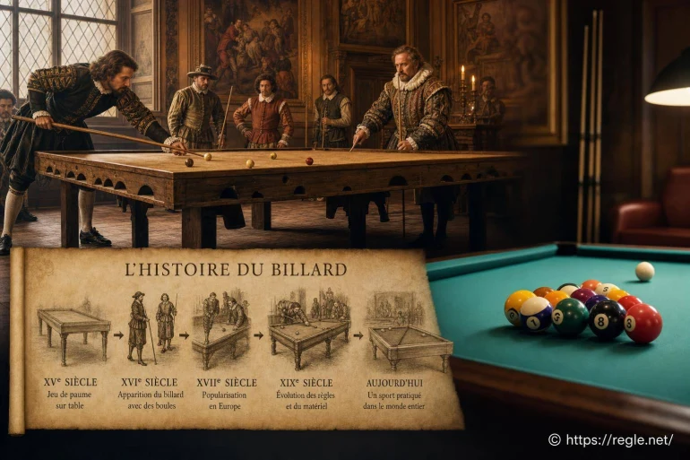 Depuis quand existe le billard ? Découvrez son histoire
