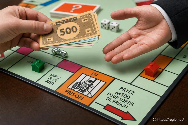 Combien payer pour sortir de prison au Monopoly ?