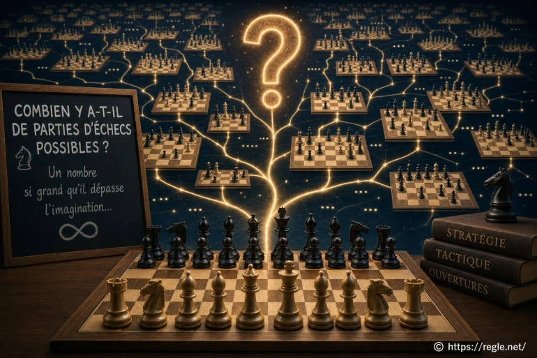 Combien y a-t-il de parties d’échecs possibles ?