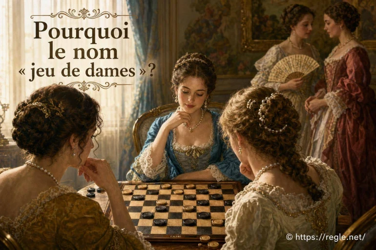 Pourquoi le nom « jeu de dames » ?