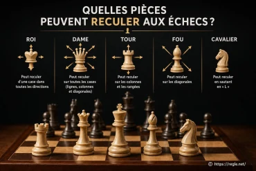 Quelles pièces peuvent reculer aux échecs ?