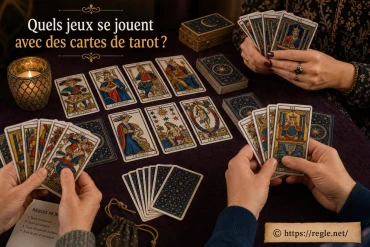 Quels jeux se jouent avec des cartes de tarot ?