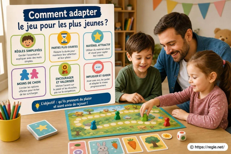 Comment adapter le jeu pour les plus jeunes ?