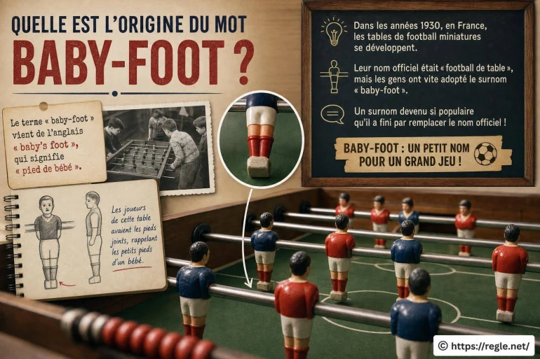 Quelle est l’origine du mot baby-foot ?