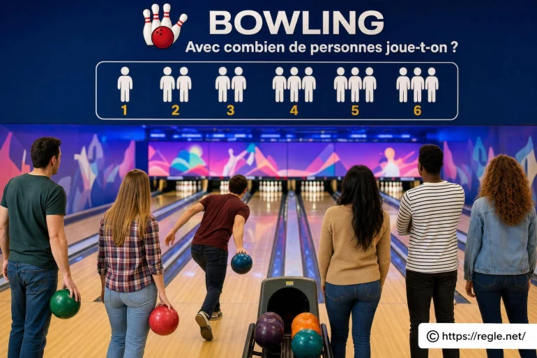 Avec combien de personnes joue-t-on au bowling ?