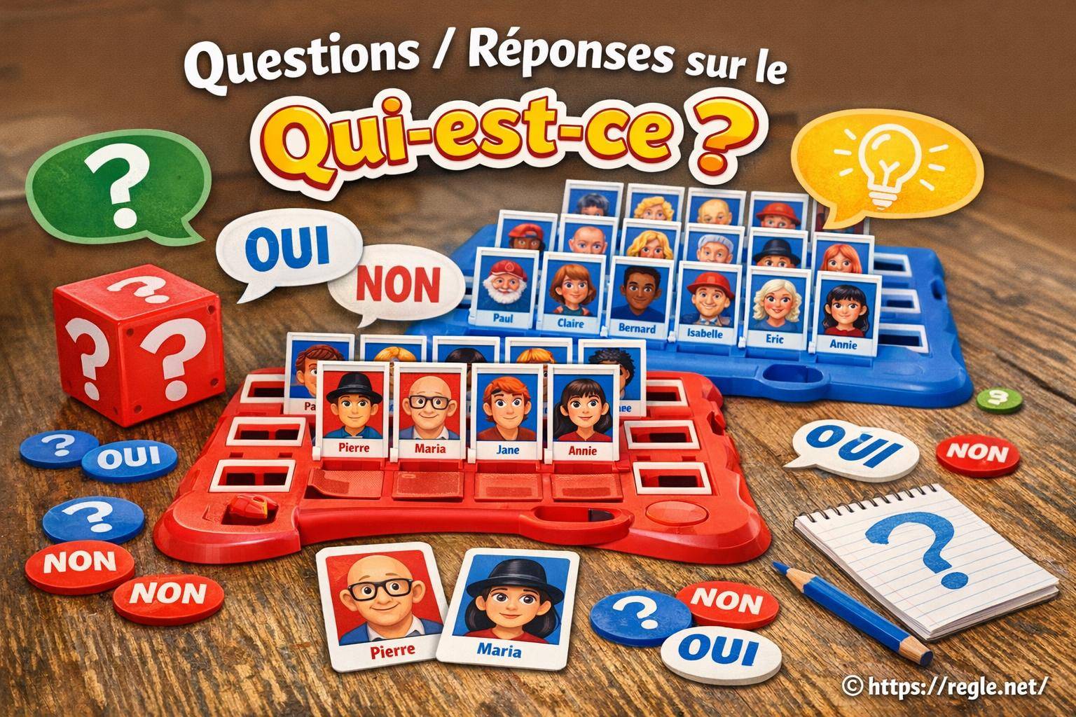 Questions/Réponses sur le Qui-est-ce ?