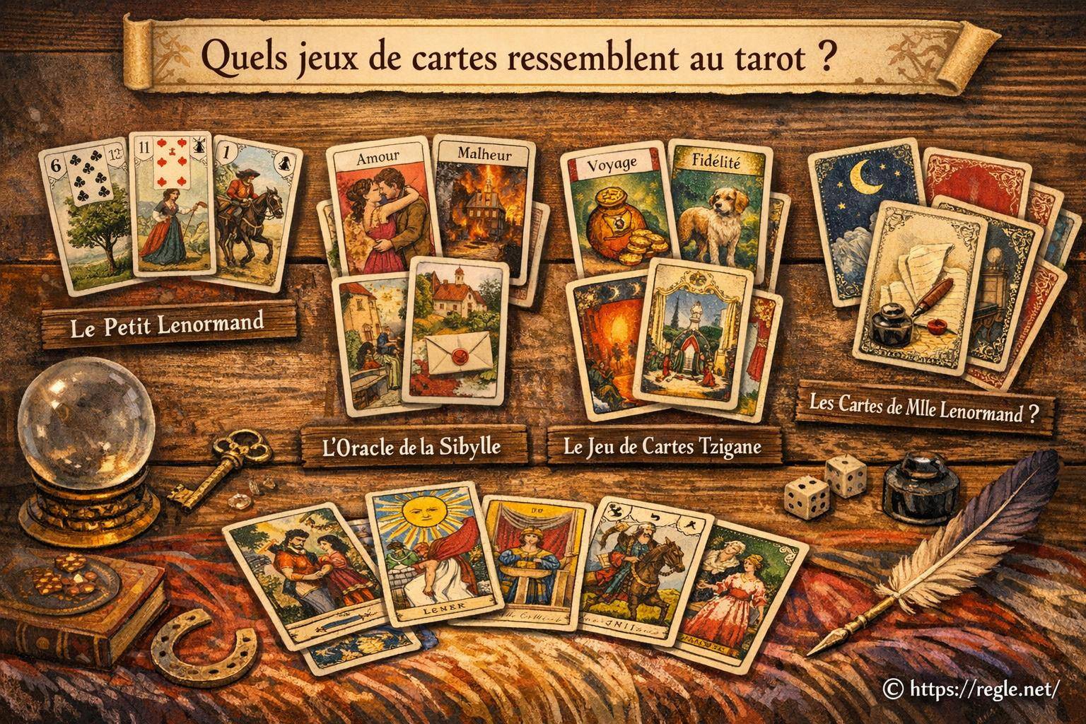 Quels jeux de cartes ressemblent au tarot et comment les reconnaître ?