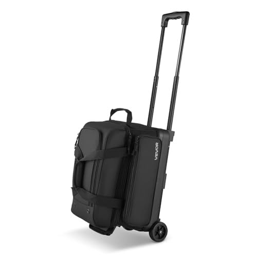 VEVOR Sac de Bowling à roulettes, Valise de Transport pour 2
