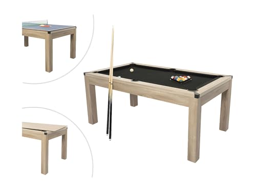 Vente-unique - Table Transformable Billard & Ping-Pong - Col