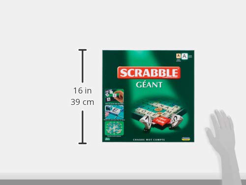 Megableu - SCRABBLE GÉANT - Jeu de Société Classique pour Ad
