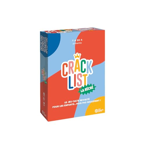 CRACK LIST La Récré – Jeu de Cartes Éducatif et Amusant - Ve