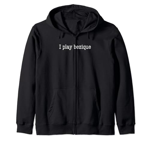 Joueur de cartes I Play Bezique Sweat à Capuche