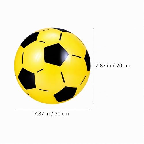 Lot de 12 ballons de football en plastique - 20 cm