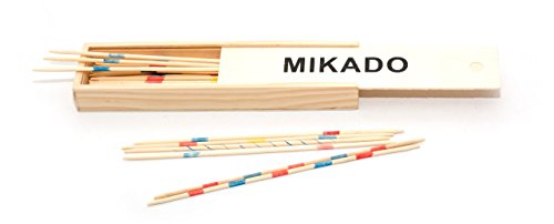 Jeujura - 64225 - Mikado en Bois 25 cm - Plumier en Bois, 3