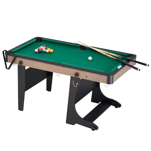 Véritable Billard Américain Pliable, Vert Anglais, 151.8 x 8