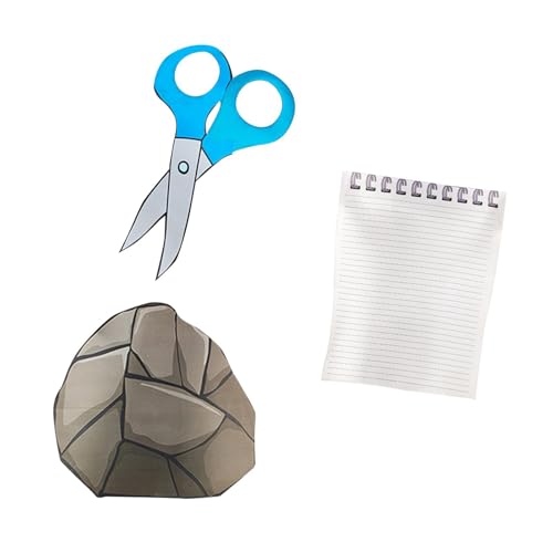 Oshhni Costume Pierre-Papier-Ciseaux, accessoire dHalloween,