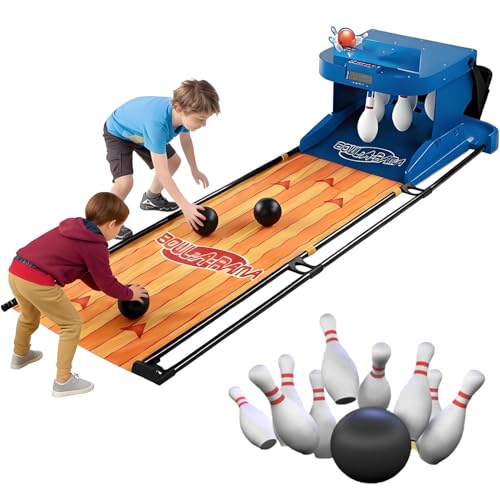 GLBMXDD Jeu de Bowling pour Enfants, Jeu électronique de Bow