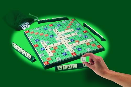 Megableu - SCRABBLE GÉANT - Jeu de Société Classique pour Ad