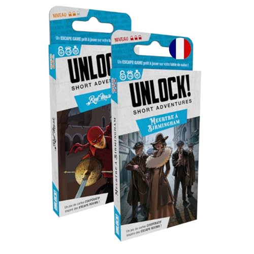 Asmodee - Unlock! Short Adventure – Jeu de Cartes Escape Gam