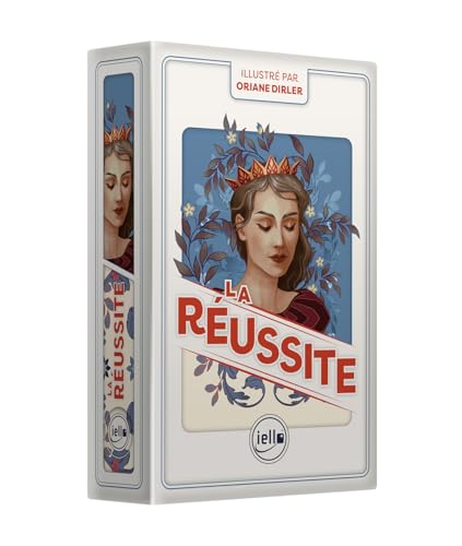 IELLO - Cartes Traditionnelles : Réussite - O.Dirler | Jeu de Solitaire | Illustrations Artistiques | Coffret Premium | Règles Incluses