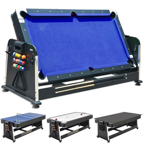 DEVESSPORT Olimpus Multijeu rotatif 4 en 1 | Table de billar