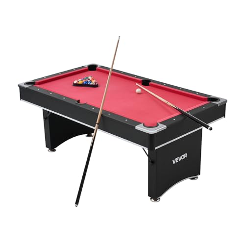 VEVOR Table de Billard 1835 mm, kit de Billard Portable, Pie
