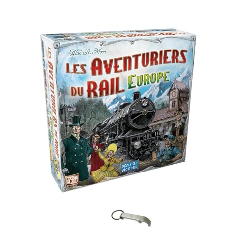Aventuriers du Rails Europe - Jeu de Plateau - 2 à 5 Joueurs
