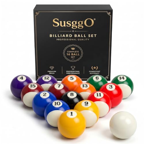 SusggO Boîte à Boules de Billard Professionnelle de Taille S