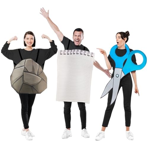 Ymxygz Ensemble De 3 Costumes Pierre-Feuille-Ciseaux pour Ha