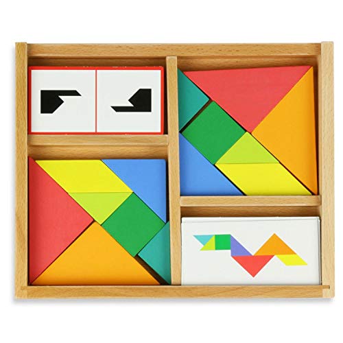 Vilac - Tangram Battle Multicolore - Jeu de Société - Enfant