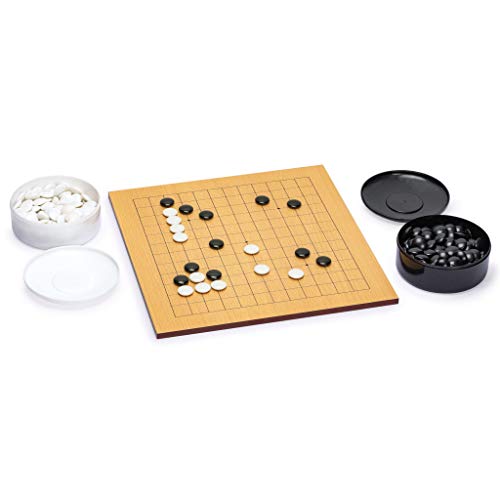 Yellow Mountain Imports Plateau de Jeu de Go Réversible 9x9/