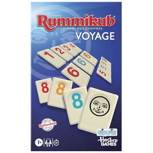 Rummikub Édition Voyage, Jeu Hasbro Officiel | Mini Jeu port
