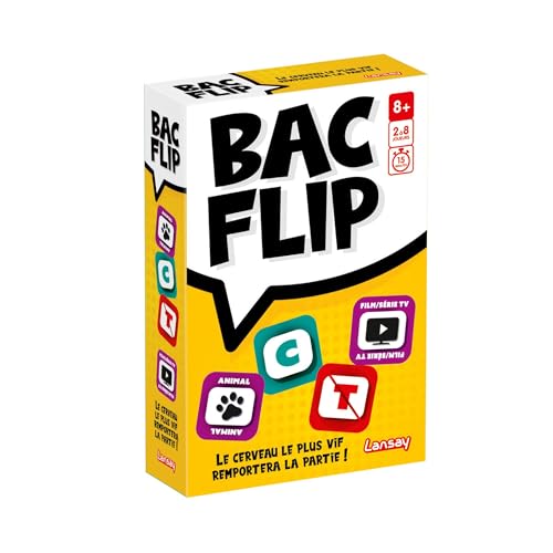 Lansay - BAC Flip - Jeu de Société dAmbiance Amusant pour En