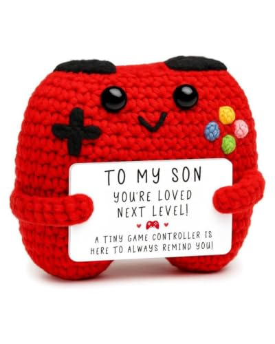 MEWFYI Manette de Jeu au Crochet, Rigolo Créatifs Peluche Ca