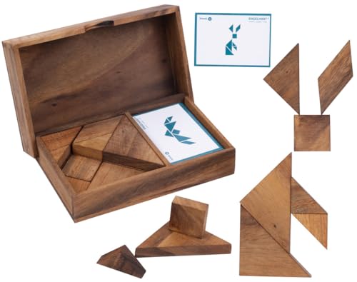 Engelhart - 350103 - Double Tangram en Bois Écologique Anima