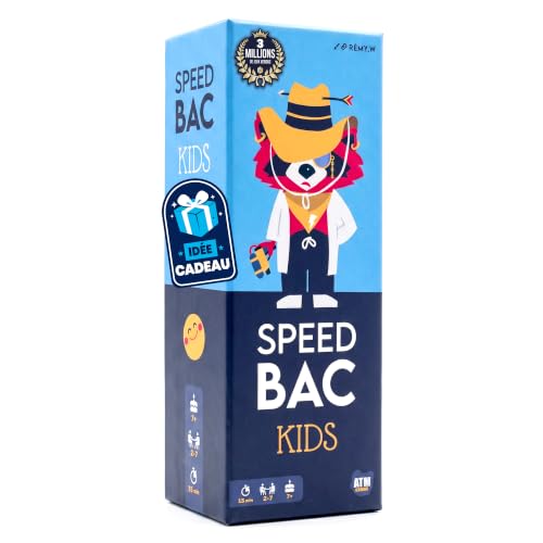Speedbac Kids - Jeu de Société Enfants & Famille Éducatif - 