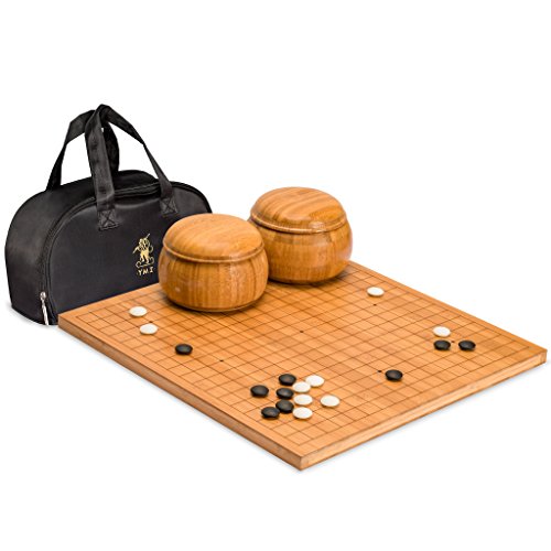 Yellow Mountain Imports Plateau de Jeu de Go Réversible 19x1