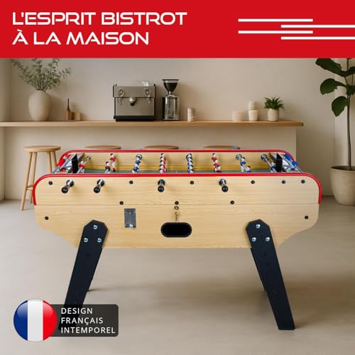 Rendez Vous Déco - Babyfoot Adulte Intérieur Bistrot Bois Cl