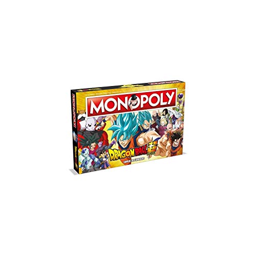 Winning Moves Monopoly Dragon Ball Super en français - Jeu De Plateau 8+ - Jeu de Société pour 2 à 6 Joueurs - Jeux de Société Famille en français