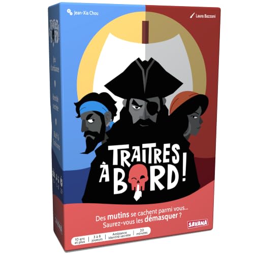 SAVANA Traitres à Bord - Jeu de Société Famille et Amis - 3 