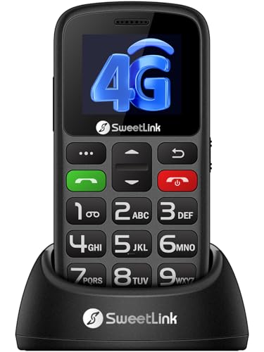 SweetLink S2 Plus 4G Téléphone Senior Portable,Téléphone Por