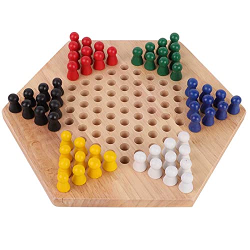 Dames en Bois, Jeu de Dames colorées intérieur/extérieur pou
