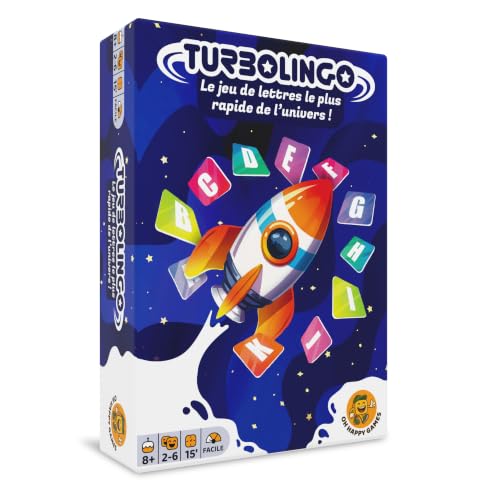 Turbolingo – Le Jeu de Lettres le Plus Rapide – 2-6 joueurs 