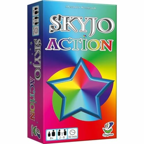 SKYJO Action - Version Française, 19.2 cm x 10.2 cm x 3.4 cm