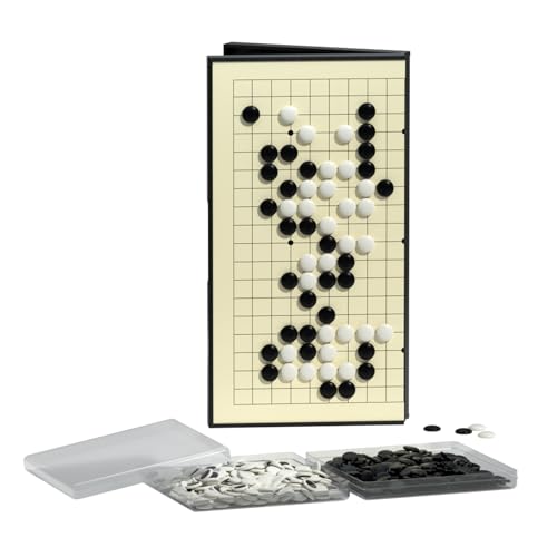Gatmove Jeu de Go, 29 cm, 19 x 19, Pierres magnétiques avec