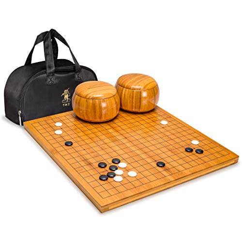 Yellow Mountain Imports Plateau de Jeu de Go Recto-Verso en